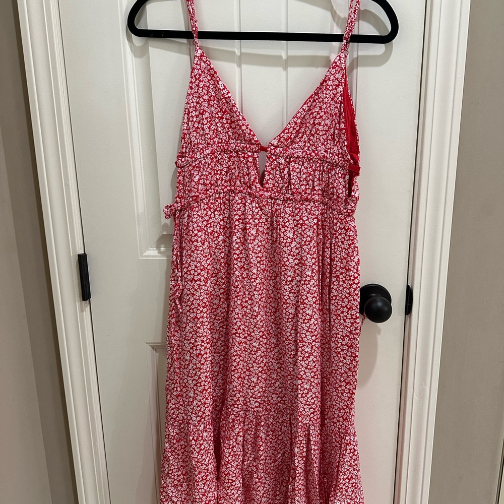 HYFVE Vibrant Red Strappy Dress